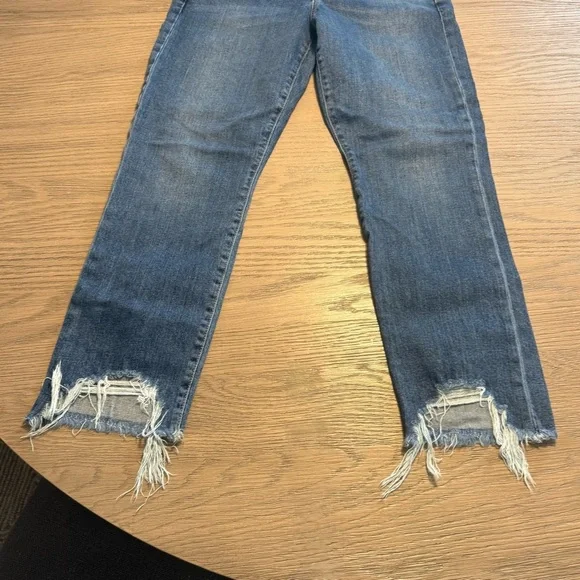 Joe's Jeans The Smith Mid-Rise Crop Shark Bite Hem Sz 27 Farmcore Relaxed - Picture 7 of 10